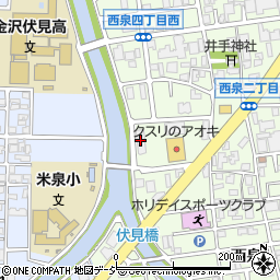 石川県生コンクリート工業組合県南共同試験場周辺の地図