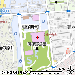 宇都宮市文化会館周辺の地図