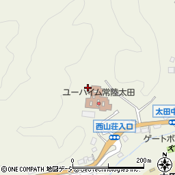 茨城県常陸太田市新宿町周辺の地図