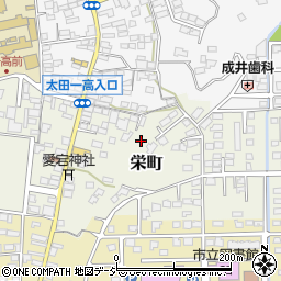 茨城県常陸太田市栄町周辺の地図