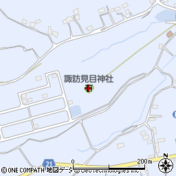 諏訪見目神社周辺の地図