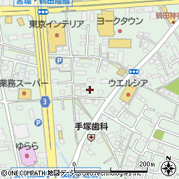 栃木県宇都宮市鶴田町1437周辺の地図