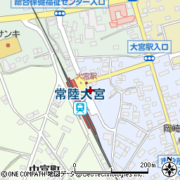 茨城県常陸大宮市南町1069周辺の地図