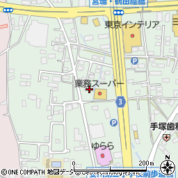 栃木県宇都宮市鶴田町1509周辺の地図