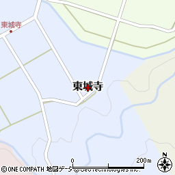 富山県南砺市東城寺周辺の地図