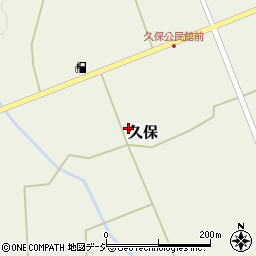 富山県南砺市久保72周辺の地図