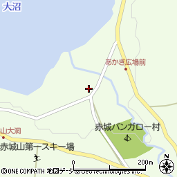 赤城湖畔荘周辺の地図