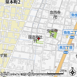 泉文化会館周辺の地図