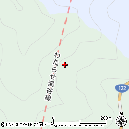 草木トンネル周辺の地図