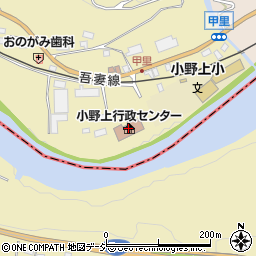 渋川市小野上行政センター周辺の地図