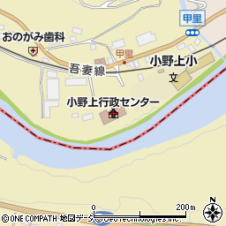 渋川市小野上行政センター周辺の地図