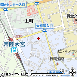 茨城県常陸大宮市南町290周辺の地図