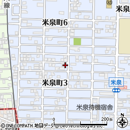 有限会社アフラック募集代理店北国ファミリー周辺の地図