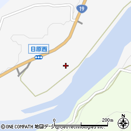 長野県長野市信州新町日原西2205周辺の地図