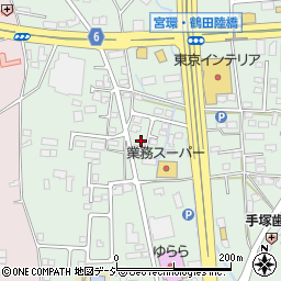 栃木県宇都宮市鶴田町1508周辺の地図