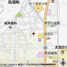 茨城県常陸太田市栄町3325-2周辺の地図