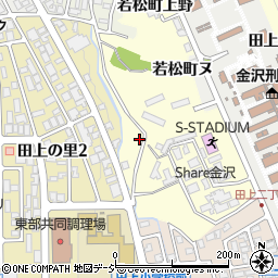 石川県金沢市若松町セ周辺の地図