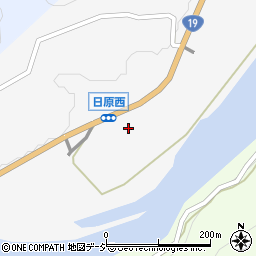 長野県長野市信州新町日原西2182-4周辺の地図