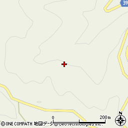 長野県大町市美麻（高地）周辺の地図
