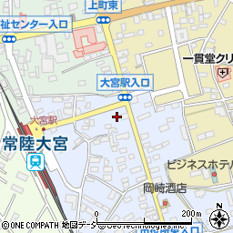 茨城県常陸大宮市南町291周辺の地図