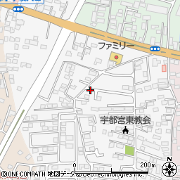 〒321-0944 栃木県宇都宮市東峰町の地図