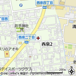 金沢西泉シティホール周辺の地図