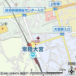 茨城県常陸大宮市南町959周辺の地図