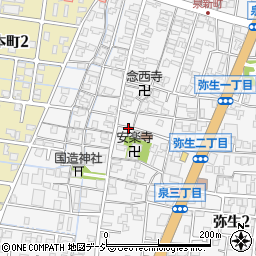 石川県金沢市泉周辺の地図