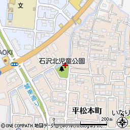 平松本町石沢北公園トイレ周辺の地図