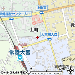 茨城県常陸大宮市南町947-2周辺の地図