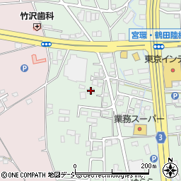 栃木県宇都宮市鶴田町1534周辺の地図