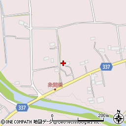 栃木県鹿沼市野尻周辺の地図