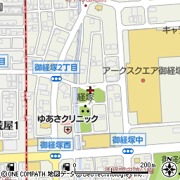 風の街 御経塚店周辺の地図