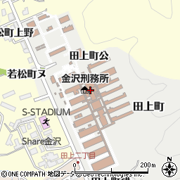 金沢刑務所周辺の地図