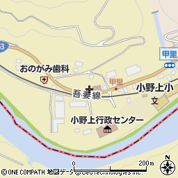 小野上郵便局周辺の地図