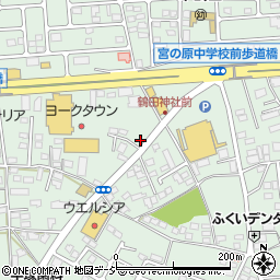 栃木県宇都宮市鶴田町1428周辺の地図