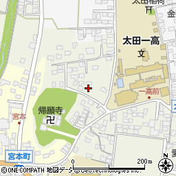 茨城県常陸太田市栄町22周辺の地図