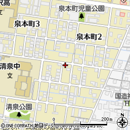 想愛泉本町周辺の地図
