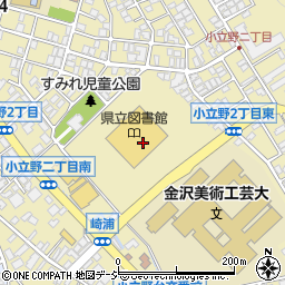 石川県金沢市小立野2丁目43周辺の地図