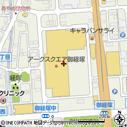 スタジオアリスイオン御経塚店周辺の地図