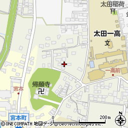 茨城県常陸太田市栄町22-1周辺の地図