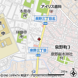 弥生郵便局周辺の地図