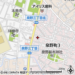 みずほ銀行金沢綜合寮周辺の地図