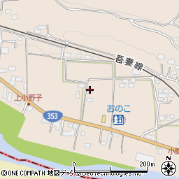 群馬県渋川市小野子1972周辺の地図