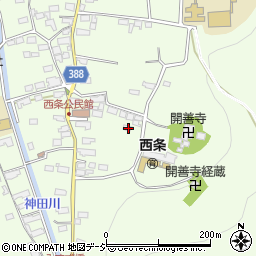 長野県長野市松代町西条3660周辺の地図