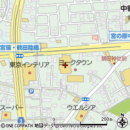 栃木県宇都宮市鶴田町1421周辺の地図