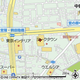 足利銀行ヨークベニマル鶴田店 ＡＴＭ周辺の地図