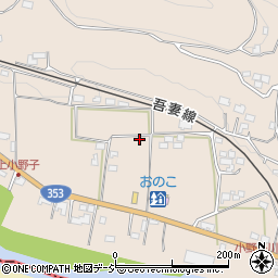 群馬県渋川市小野子1970周辺の地図
