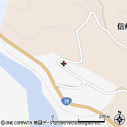 長野県長野市信州新町日原西2627周辺の地図