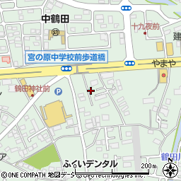 栃木県宇都宮市鶴田町215周辺の地図